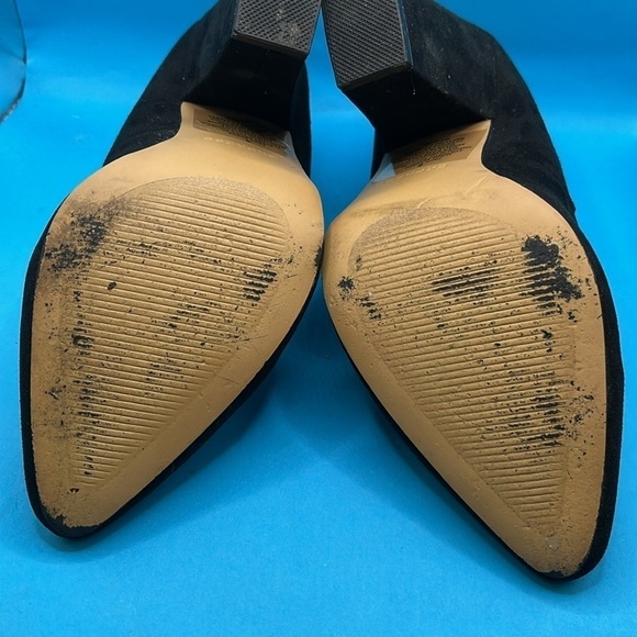 Express block Faux Suede Black, size 6 - Picture 7 of 8
